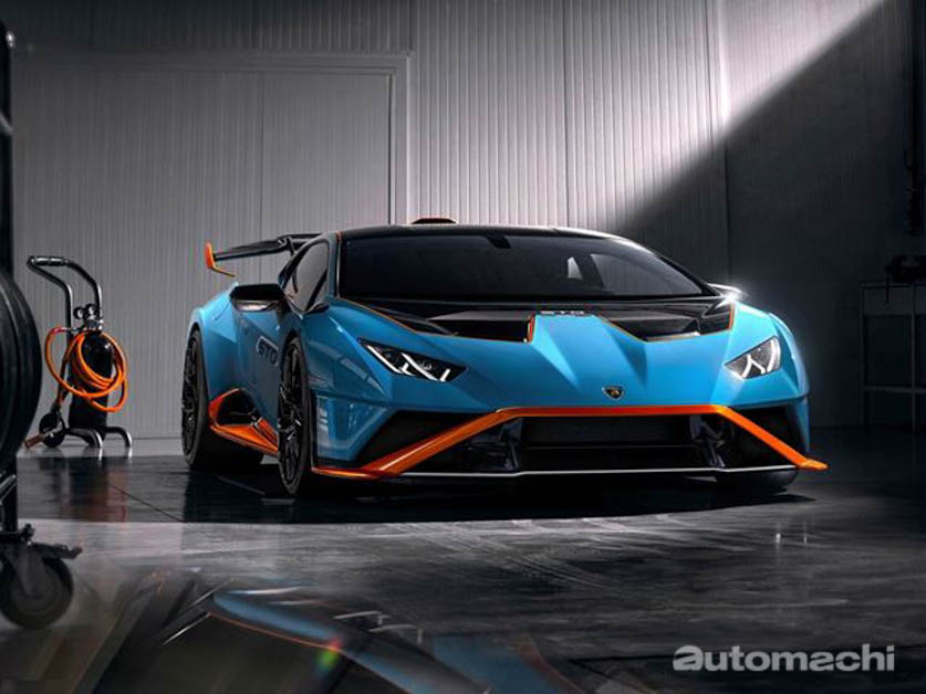 2021 Lamborghini Huracán STO ，一辆拥有640Hp ，为赛道而生的超跑！