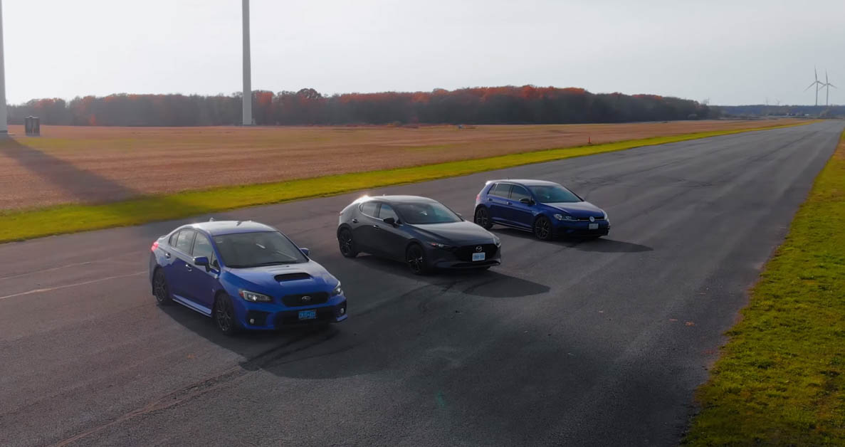 Mazda 3 Turbo 挑战 VW Golf R 以及 Subaru WRX！实力让人惊讶！