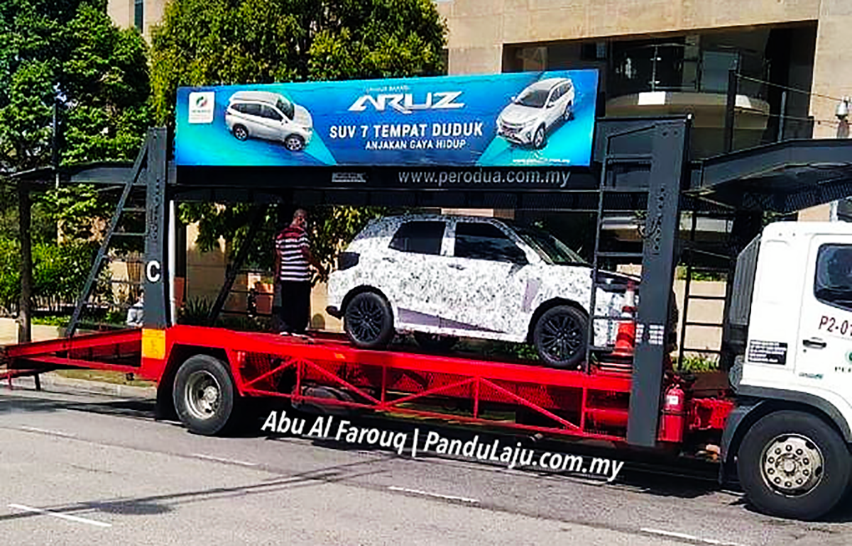 Perodua D55L SUV 首次现身，或搭1.0L涡轮引擎