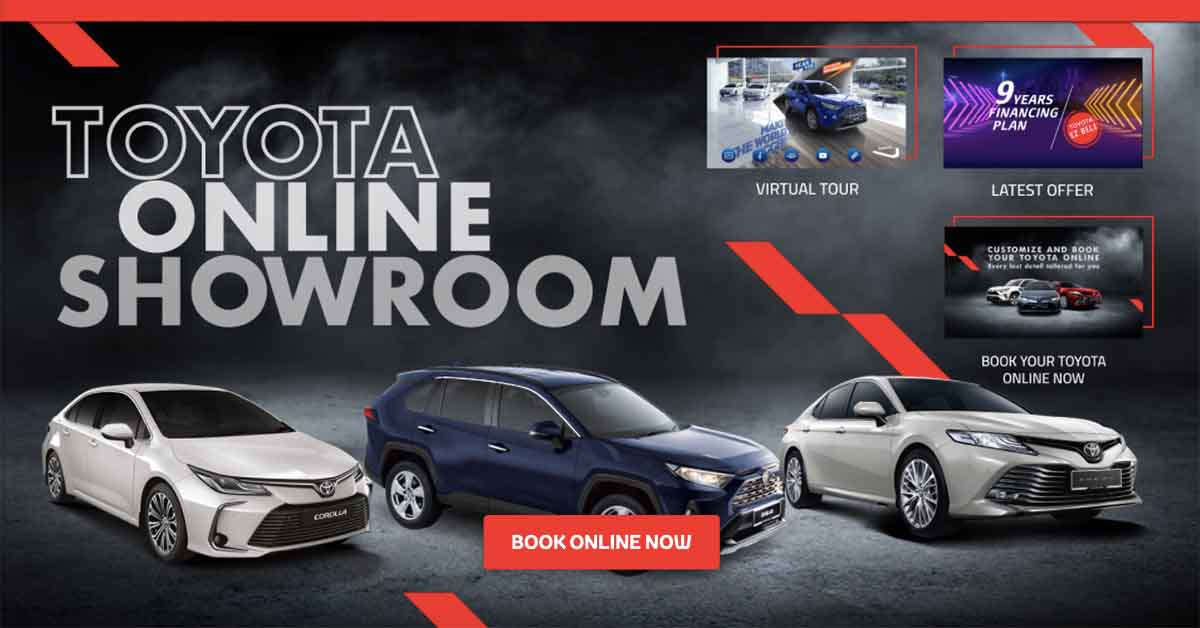欢迎来到 Toyota Online Showroom  ，买车只在弹指间