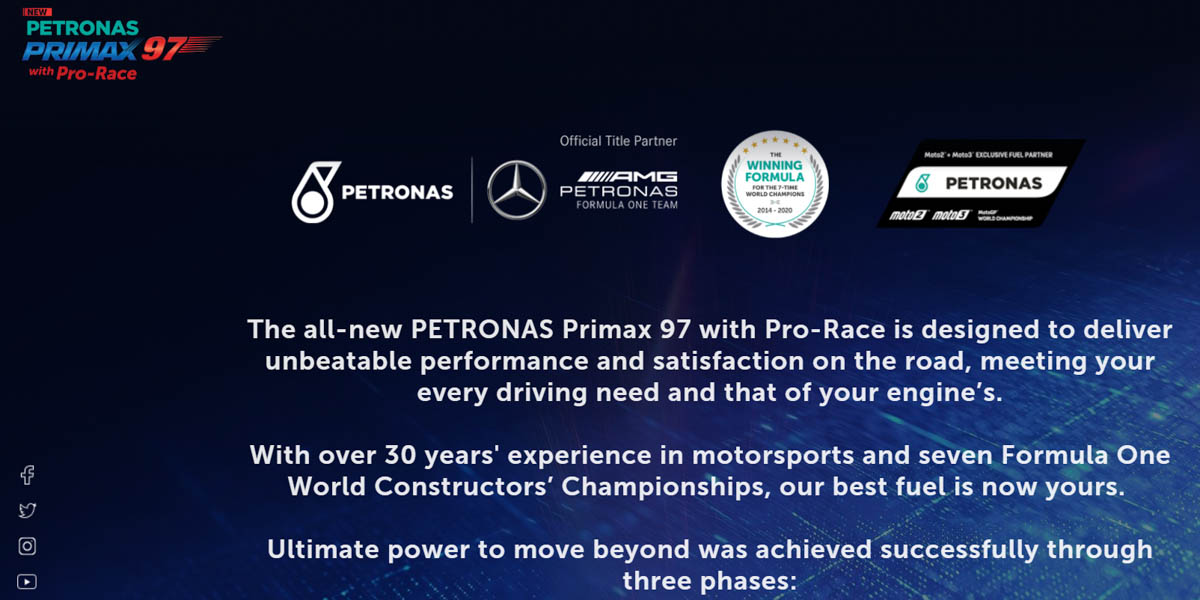 Petronas Primax 97 Pro-Race