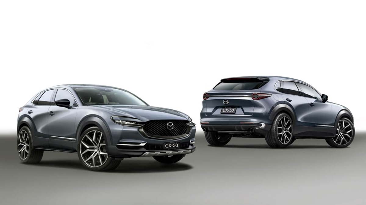 Mazda CX-50 渲染图登场，全新Coupe风SUV！