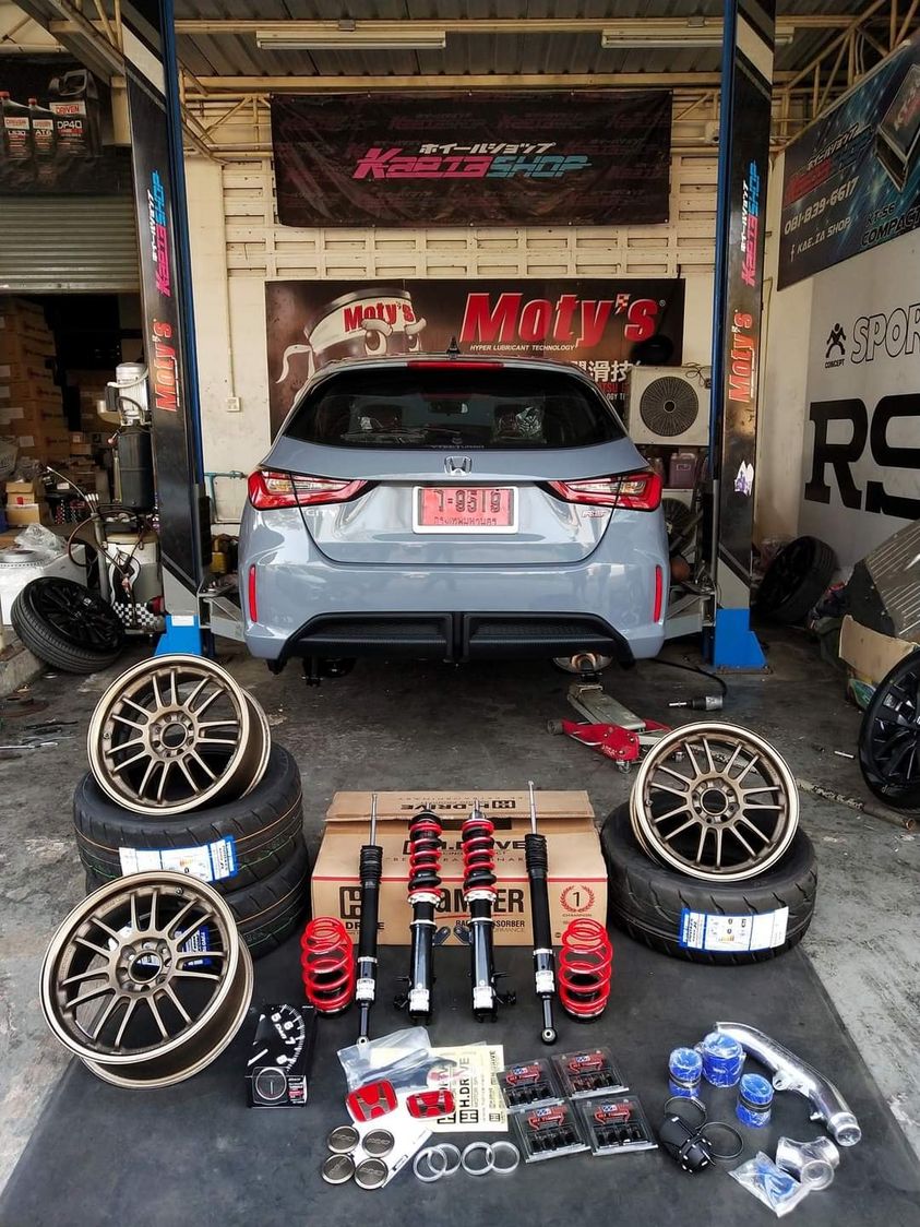 Honda City Hatchback 改装案例，这样的帅不帅？