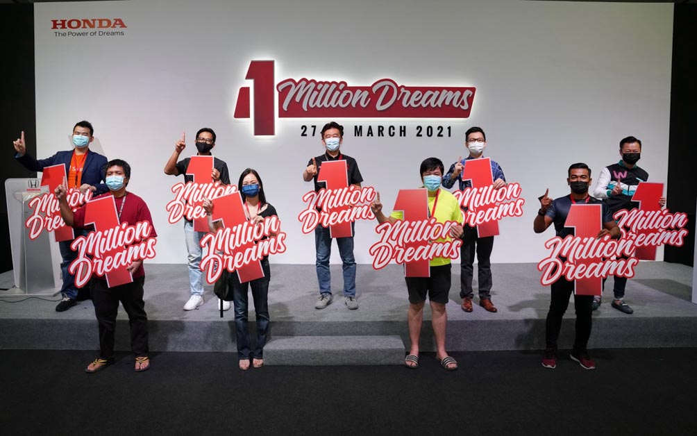 Honda 1 Million Dream 首4位赢车幸运儿名单出炉！