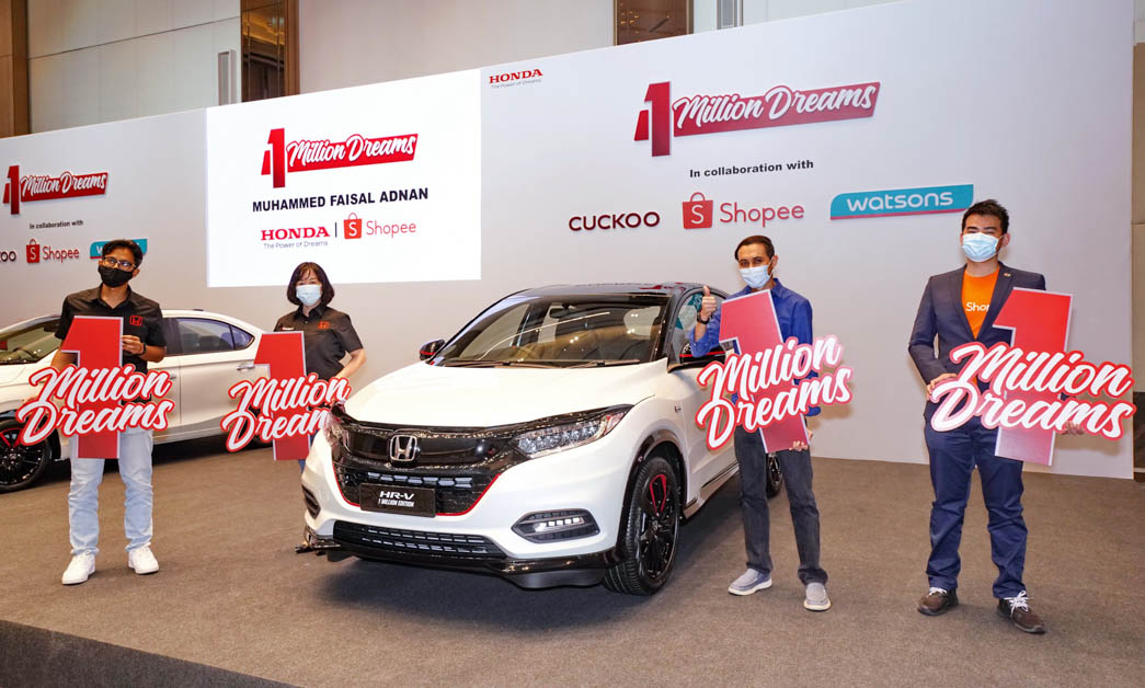 Honda Malaysia 宣布 “1 Million Dream Campaign”最后三位获奖者！