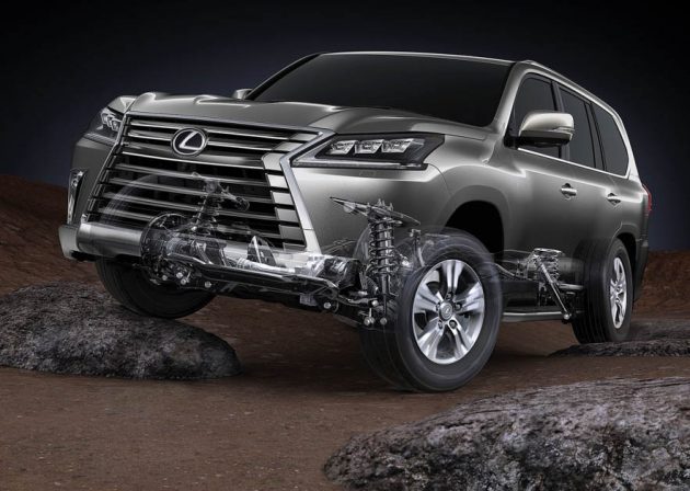 Lexus lx600 габариты