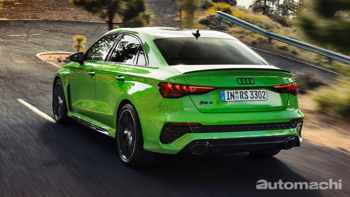2022 Audi RS3 正式登场，0-100加速3.8秒！