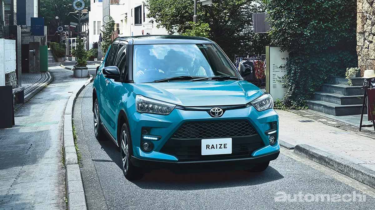 增加新引擎, Toyota Raize 将在11月推出小改款车型