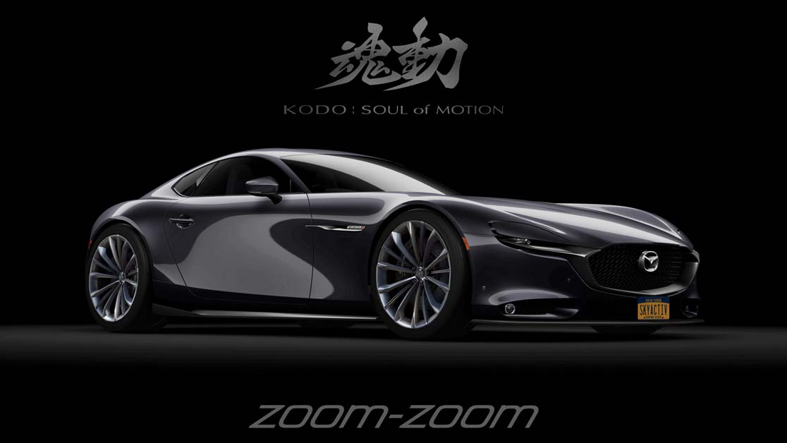 再次申请跑车专利, Mazda RX-Vision 或将量产