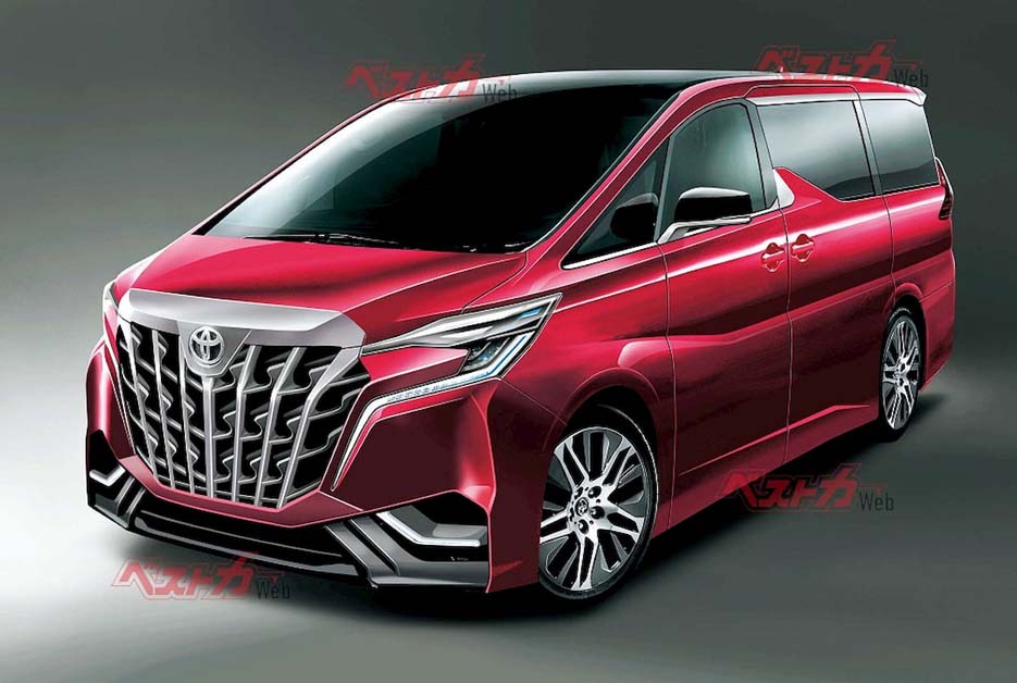 Toyota Alphard 大改款细节整理，会有什么改变？