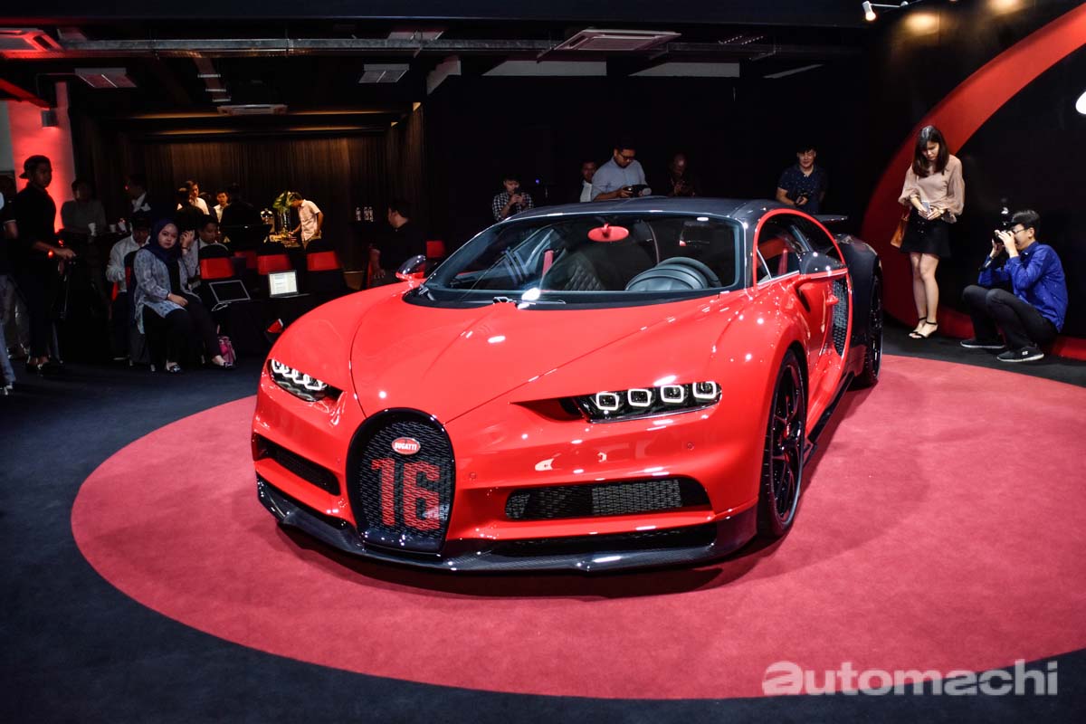 Bugatti Chiron 在东南亚已经接获了18张订单！