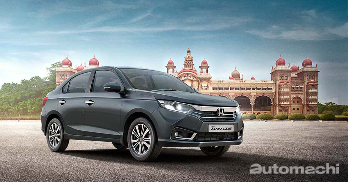 超迷你版的雅阁， Honda Amaze 小改款正式登场