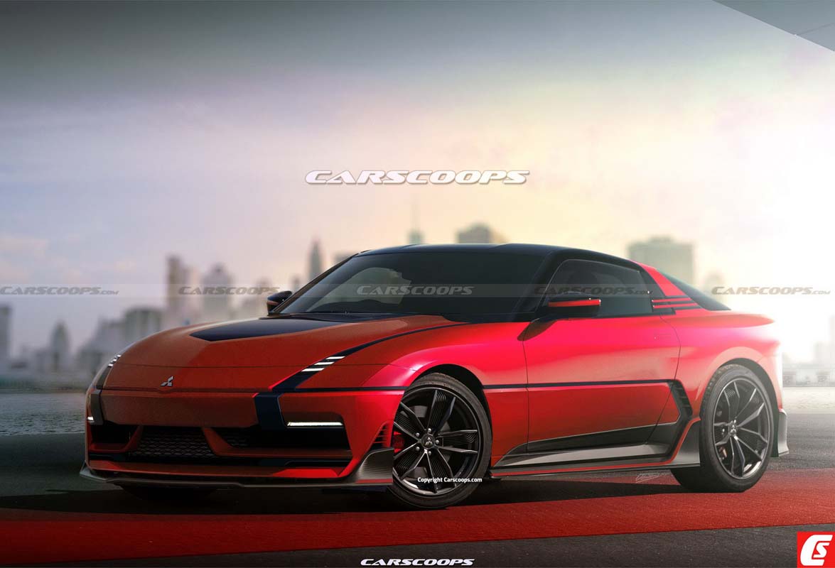 Mitsubishi GTO 渲染图：将基于 Nissan Fairlady 打造？