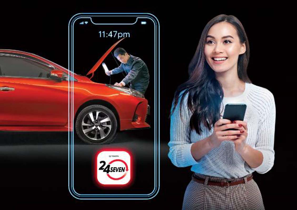 Toyota 24SEVEN ROAD ASSIST MOBILE APP，集成连接移动性和驾驶便利性