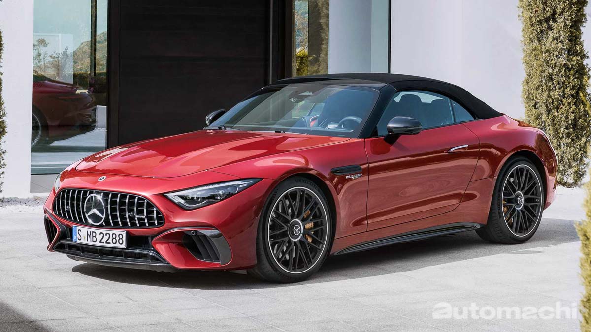 2022 Mercedes-AMG SL 全球首发！搭载 4.0L Twin Turbo V8 涡轮引擎、具备 585 Hp + 800 Nm引擎输出！