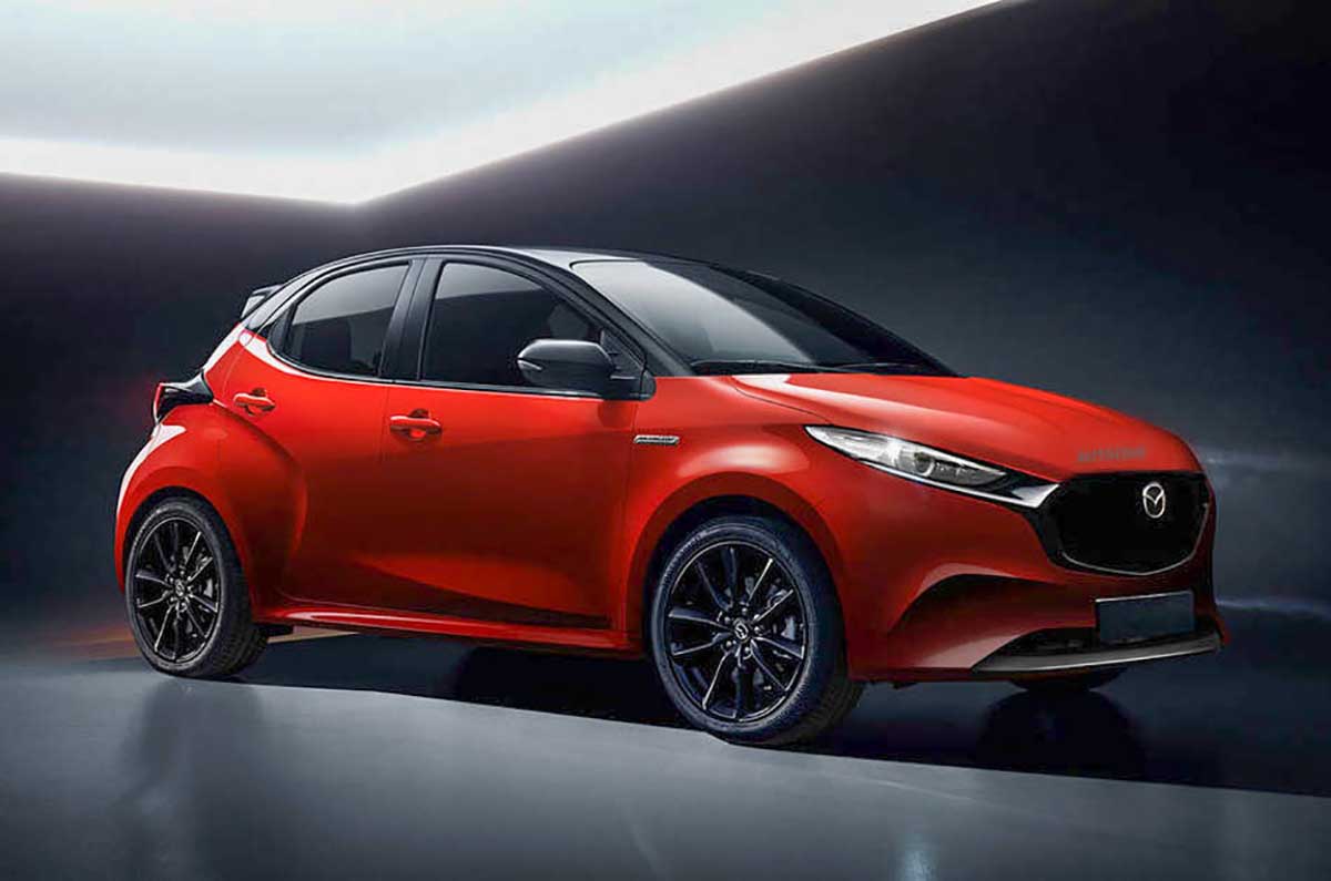 2022 Mazda2 首次现身，采用全新引擎，操控也会精进！