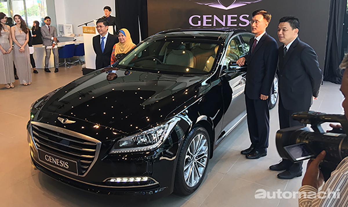 谍照: Genesis G80 现身我国,或为公司用车,未来有望引进本地市场?