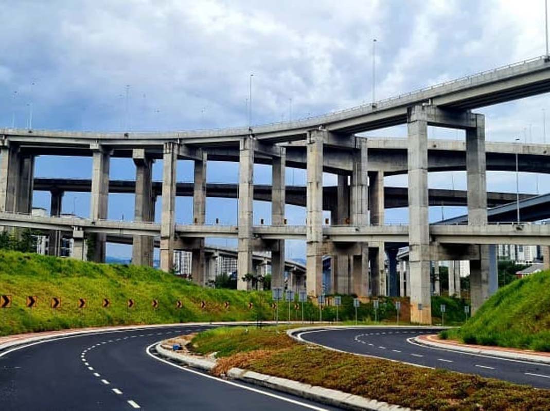 完工将可以舒缓巴生谷交通,Sungai Besi–Ulu Klang Elevated Expressway 空拍图曝光