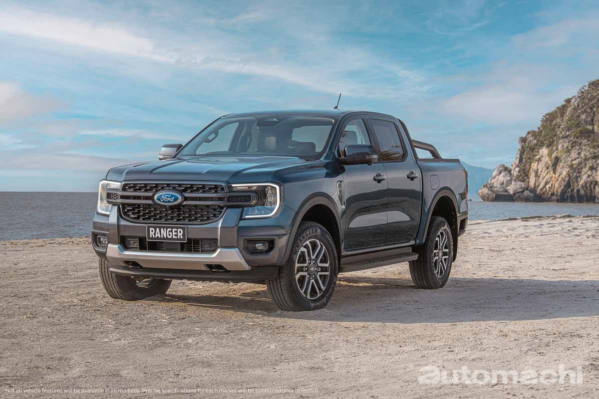 Ford Ranger T6 全球首发:全新平台打造、搭V6柴油涡轮增压引擎!