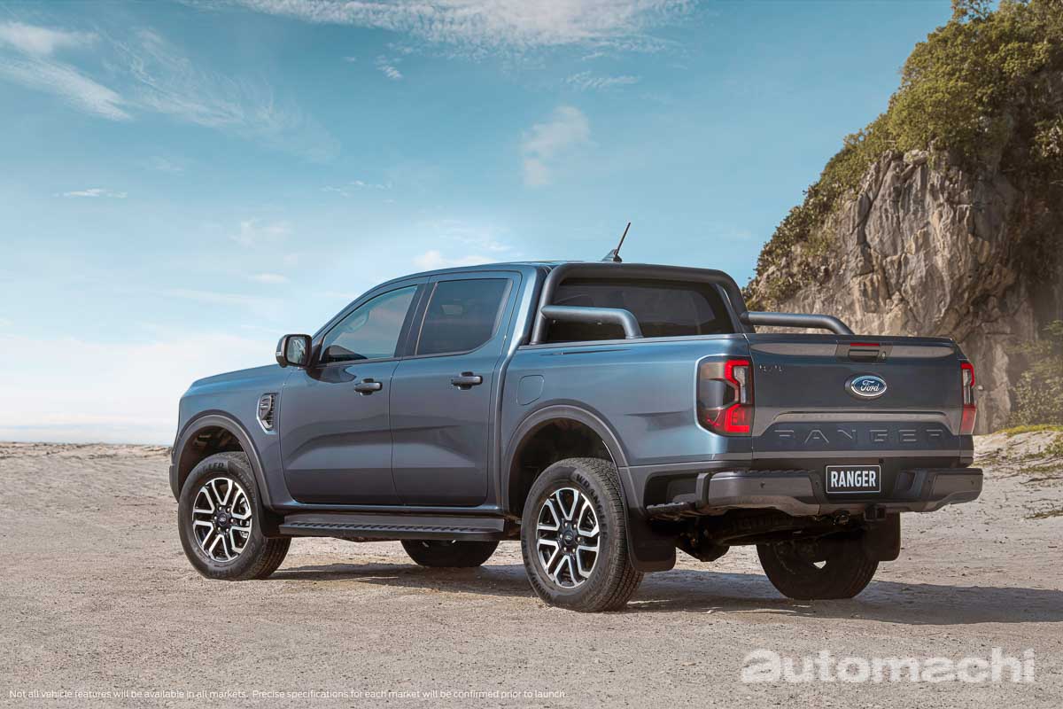 Ford Ranger T6 全球首发:全新平台打造、搭V6柴油涡轮增压引擎!