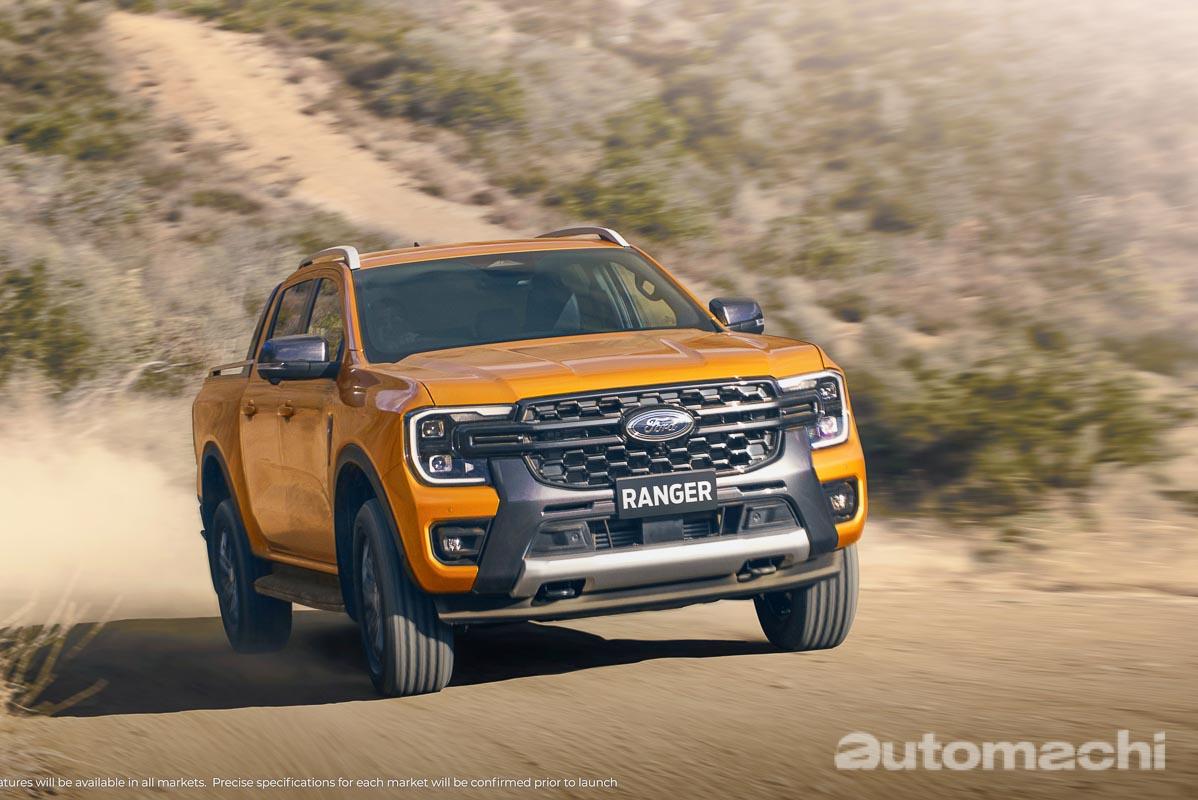 Ford Ranger T6 全球首发:全新平台打造、搭V6柴油涡轮增压引擎!