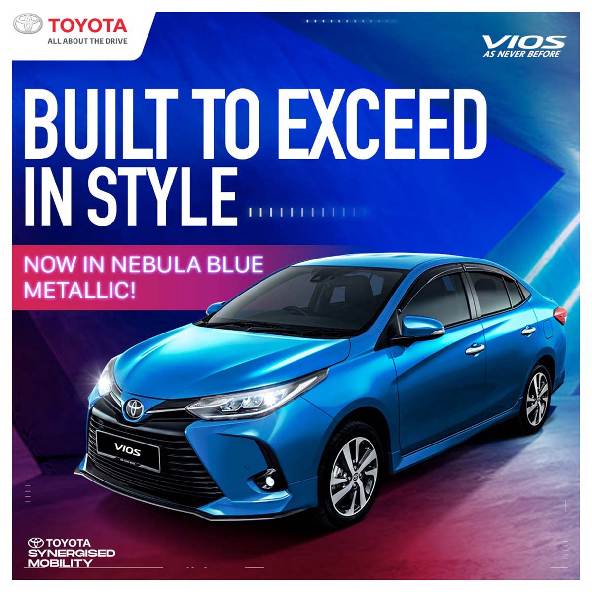 Toyota Vios 增添新车色：全新 Nebula Blue Metallic 给你不同的视觉感受！
