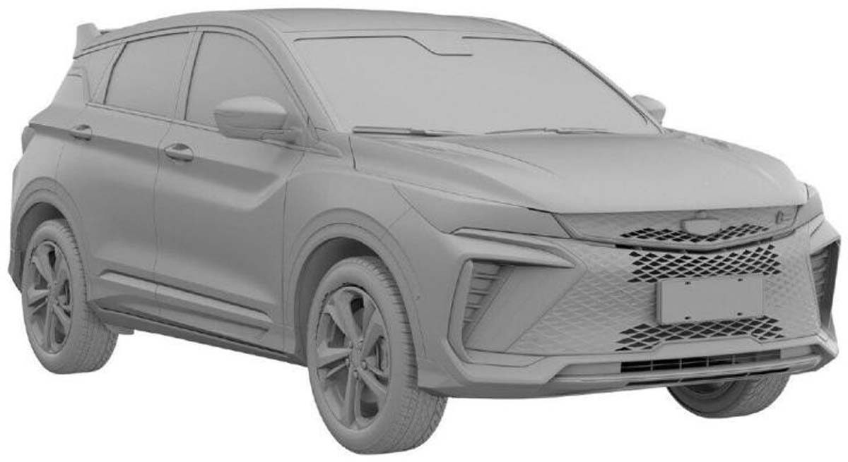 Proton X50 Pro 的雏形？吉利缤越小改款假想图现身！