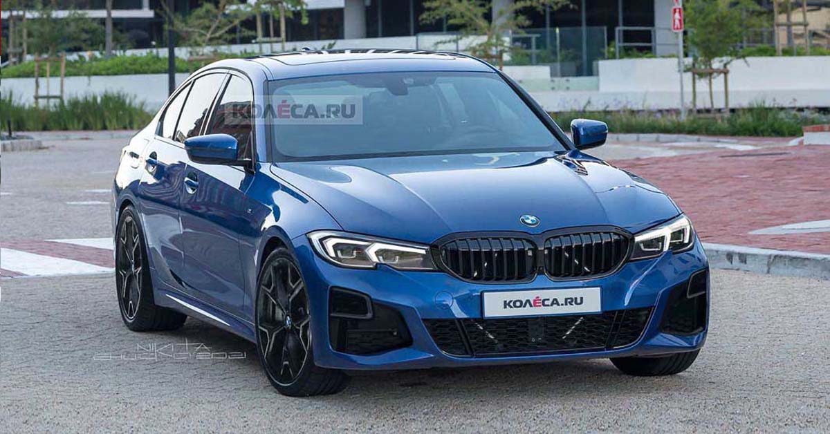 2022 BMW 3 Series 内装曝光：全新双联屏设计、最快2月发布！
