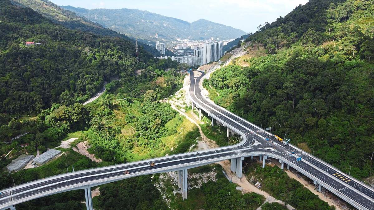 Bukit Kukus 高架桥正式通车：全马第一高架桥、全场5.5公里！
