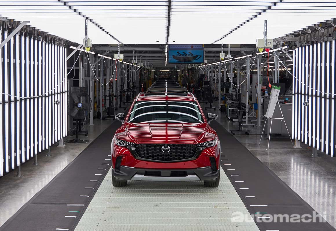 Mazda CX-50 正式下线：搭2.5L涡轮引擎+AWD，最大马力250 Hp！