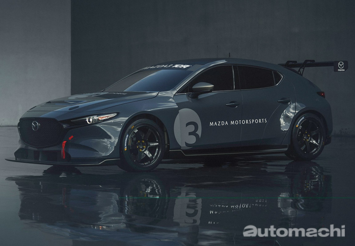 Mazda3 神秘测试车现身：据传搭载全新转子引擎测试中！