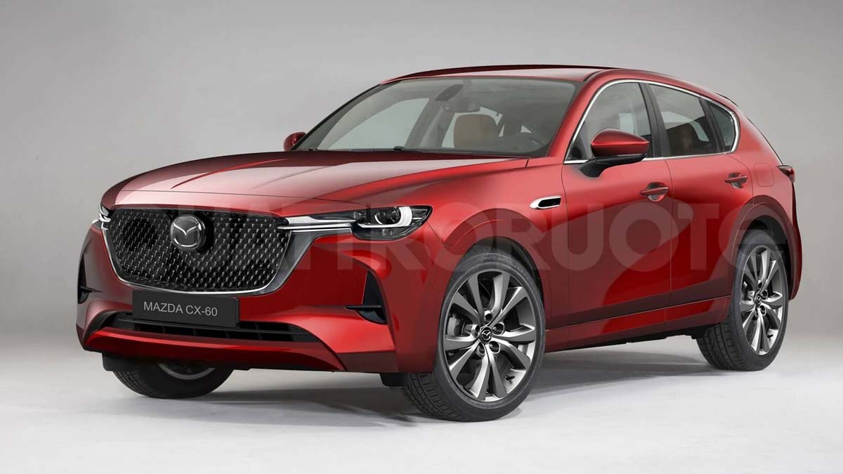 Mazda CX-60 预告登场：全新平台+ PHEV，最大马力突破 300 Hp大关！