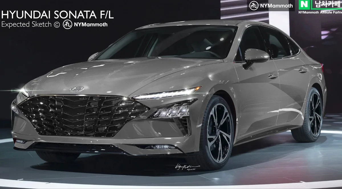 Hyundai Sonata 大改款2023年推出:更为前卫的外观设计、2.5L涡轮引擎上身!