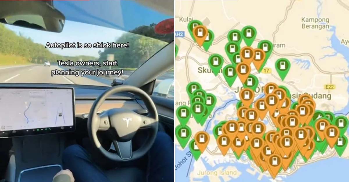 我国不能使用自动驾驶辅助功能，警将调查用 Tesla 自动驾驶前往槟城的情侣！