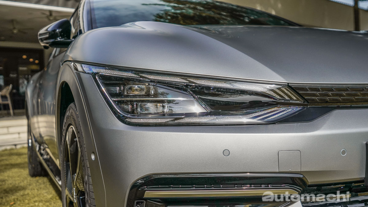 Kia EV6 GT-Line 实车现身我国:具备510 km续航、0-100加速5.2秒!