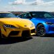 Toyota Supra A90 VS Nissan Fairlady Z ，都是3.0L涡轮增压引擎，加速谁胜谁败？