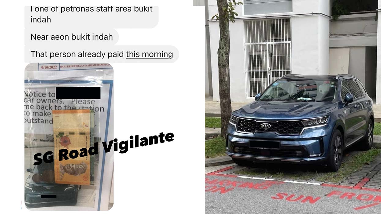 新加坡 Kia Sorento 车主已经偿还添油费用，但是还是触犯了我国的法律。。。