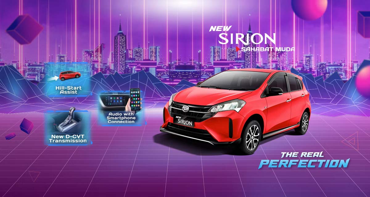 印尼版 Perodua Myvi （Daihatsu Sirion ）印尼获得 Android Auto 和 Apple CarPlay 功能，开价约 RM 69,000!