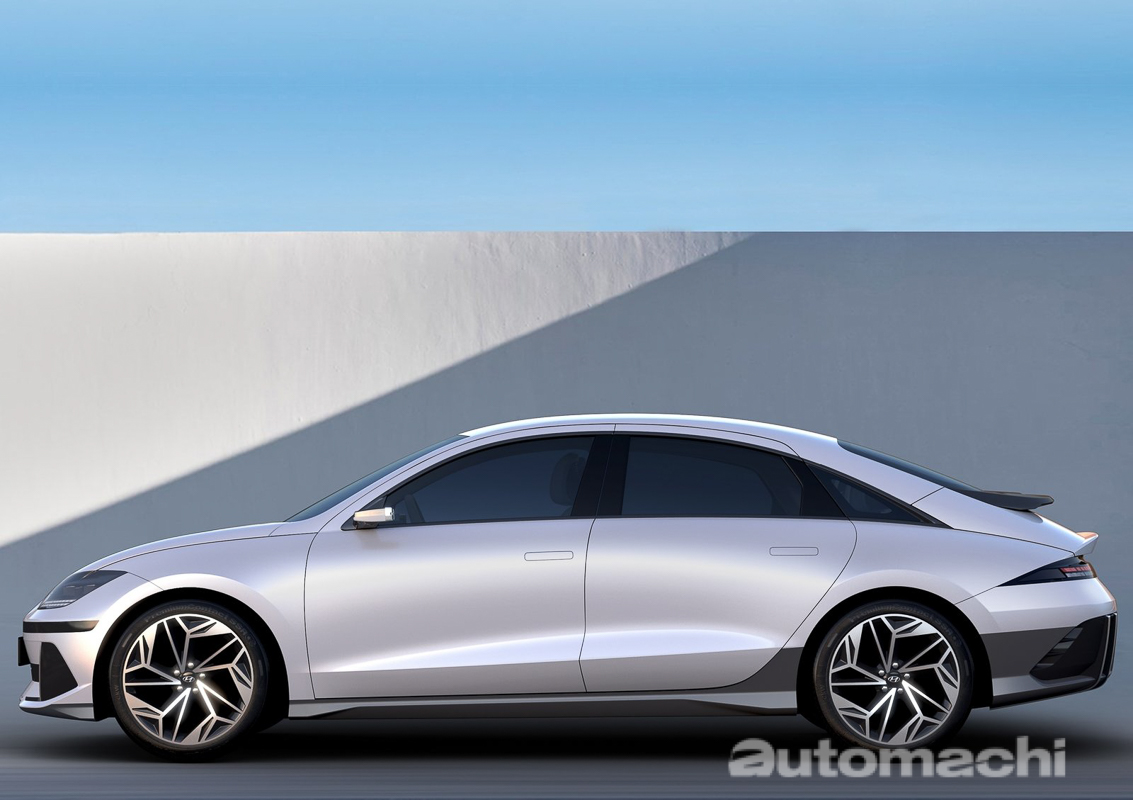 Hyundai Ioniq 6 正式发表: Model 3 同级对手、最大马力300 Hp!