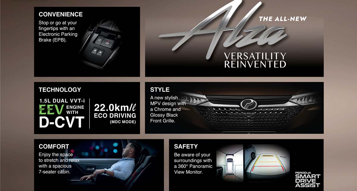 2022 Perodua Alza 正式开放预订：顶级版具备主动式定速巡航、电子手刹车以及360镜头！
