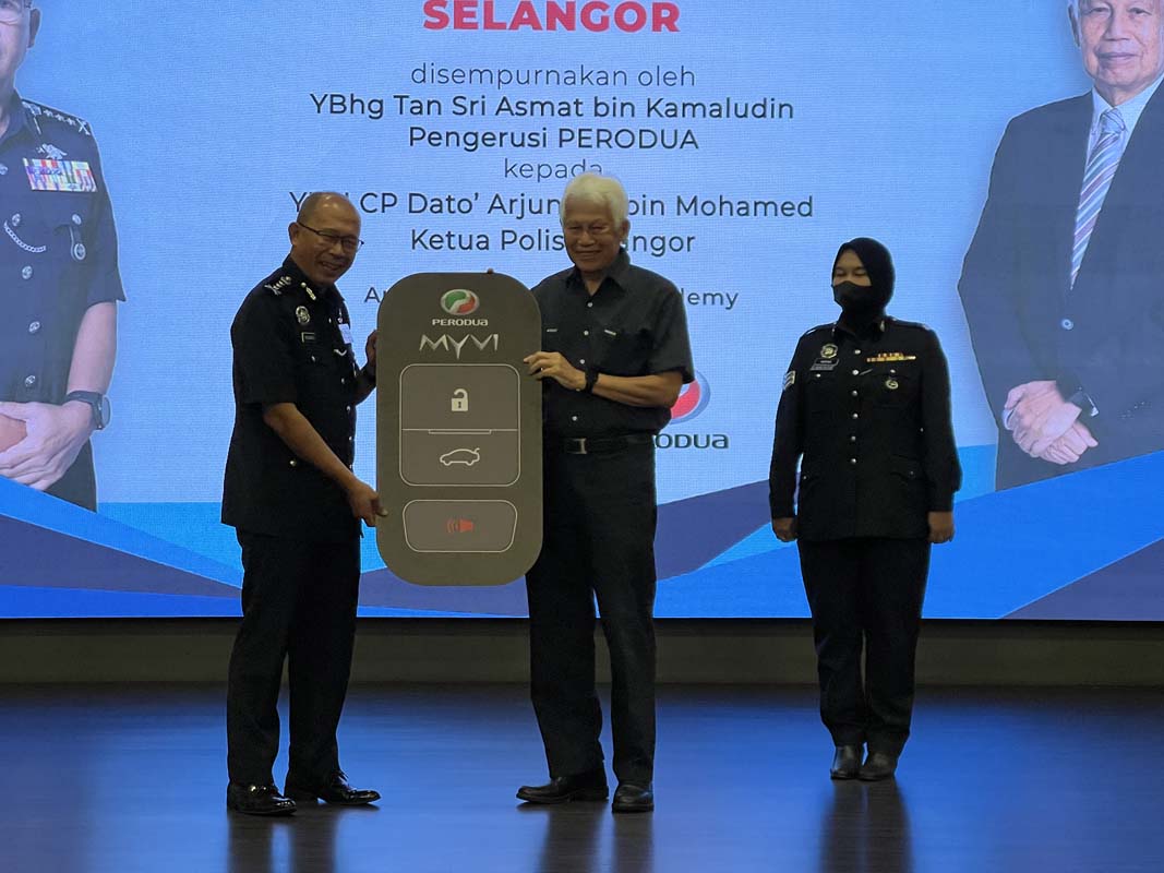 Perodua Myvi 正式加入警队服役，原厂举办交车仪式、未来将在 Hulu Selangor 地区执行任务！