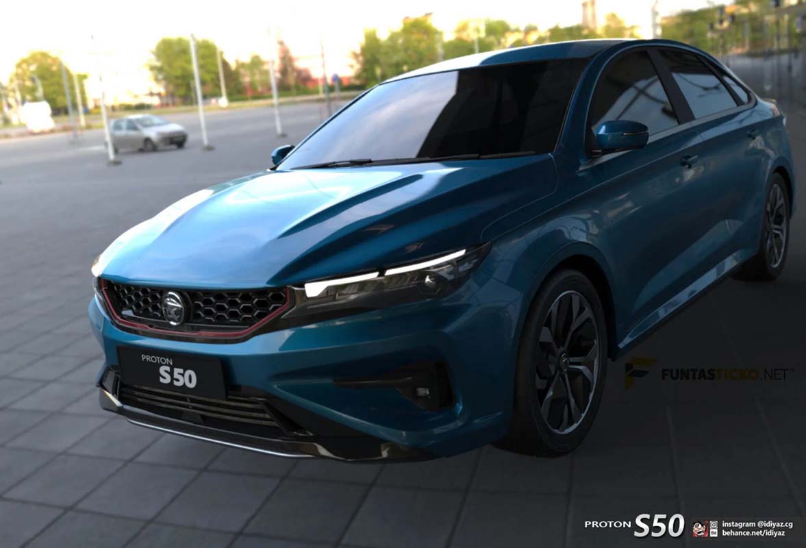 Proton S50 最新渲染图：预计2023年9月登场、1.5L的涡轮轿车！