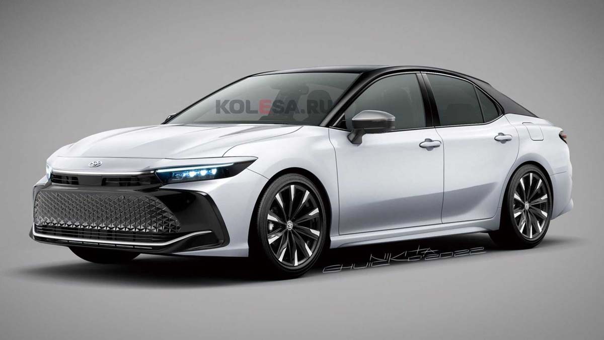 预计2023年登场、改搭全新涡轮引擎！全新 Toyota Camry 渲染图现身！