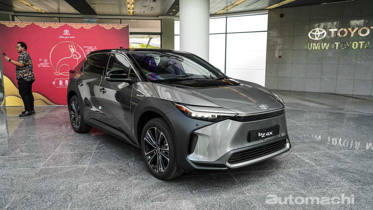 Toyota bZ4X 现身大马：最远续航 530 km 的首款电动车将在近期发布？