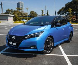 加量不加价！Nissan Leaf 小改款配备增加但降价近 RM7,000，大马售价仅从 RM168,888 起。