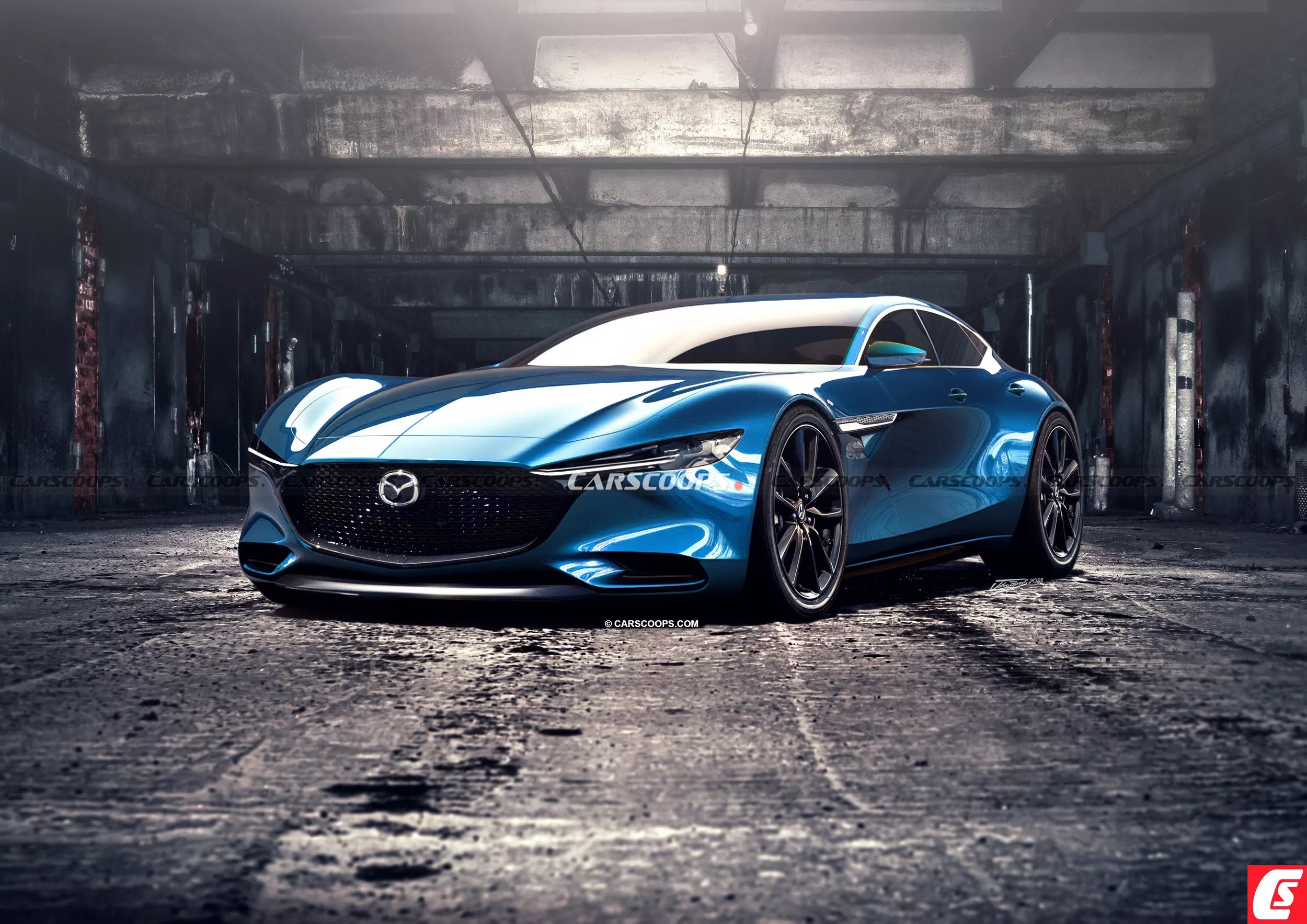 Mazda 9 传闻正在开发中：后轮驱动平台、3.3L涡轮增压引擎最大马力400 Hp！