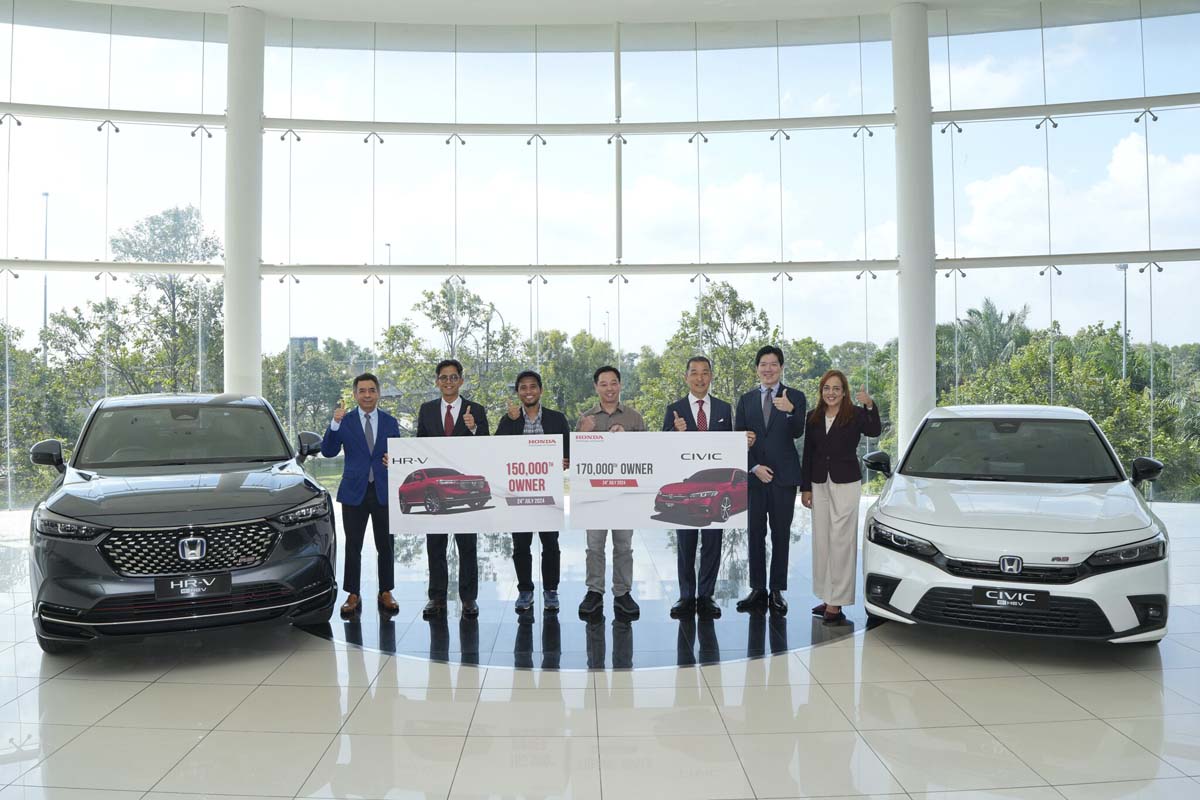 Honda Malaysia 在我国累计交付高达170,000 辆 Civic 以及 150,000辆 HR-V !