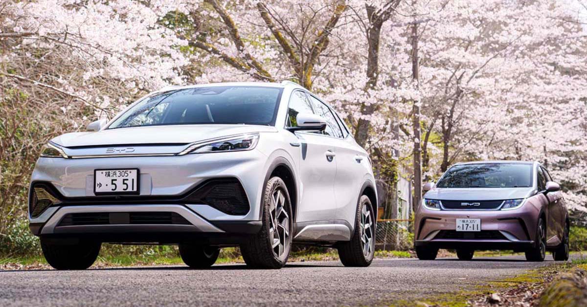 BYD 日本电动车销量首次超越 Toyota、对比2023年大涨54% - automachi.com