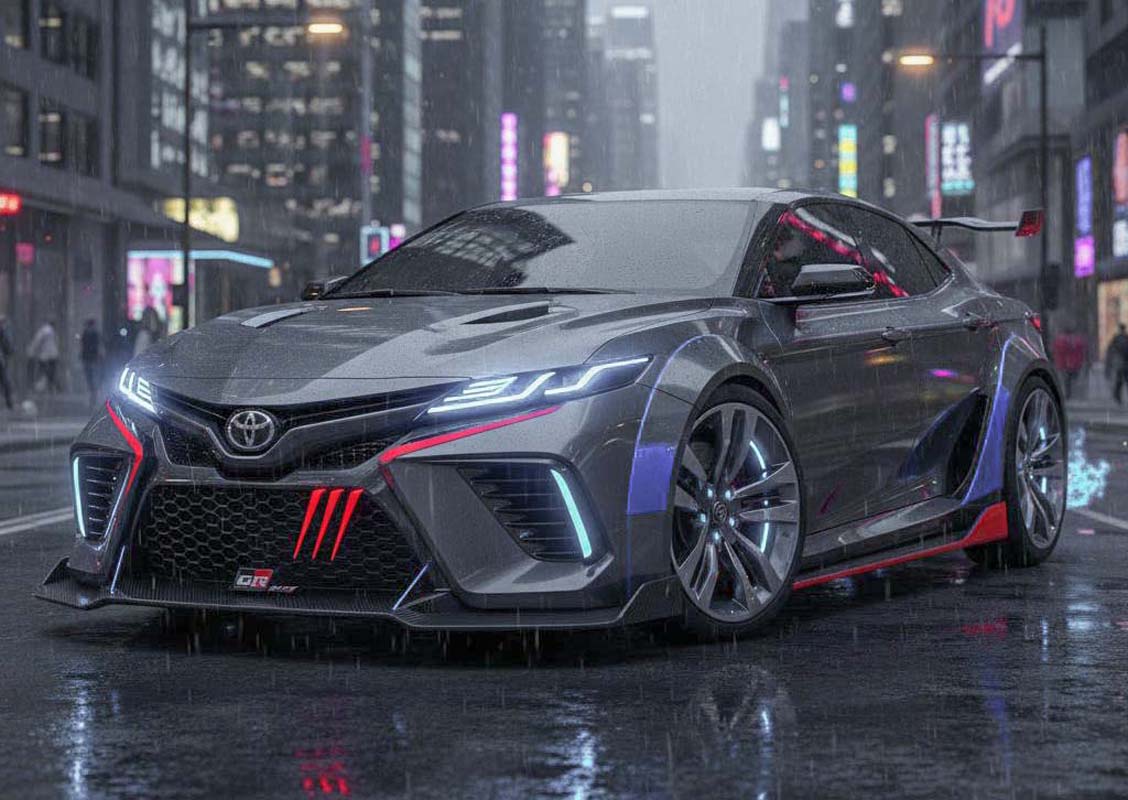 2026 Toyota Corolla Sedan GR-S 渲染图：采用全新1.5L四缸 Turbo HEV 引擎？