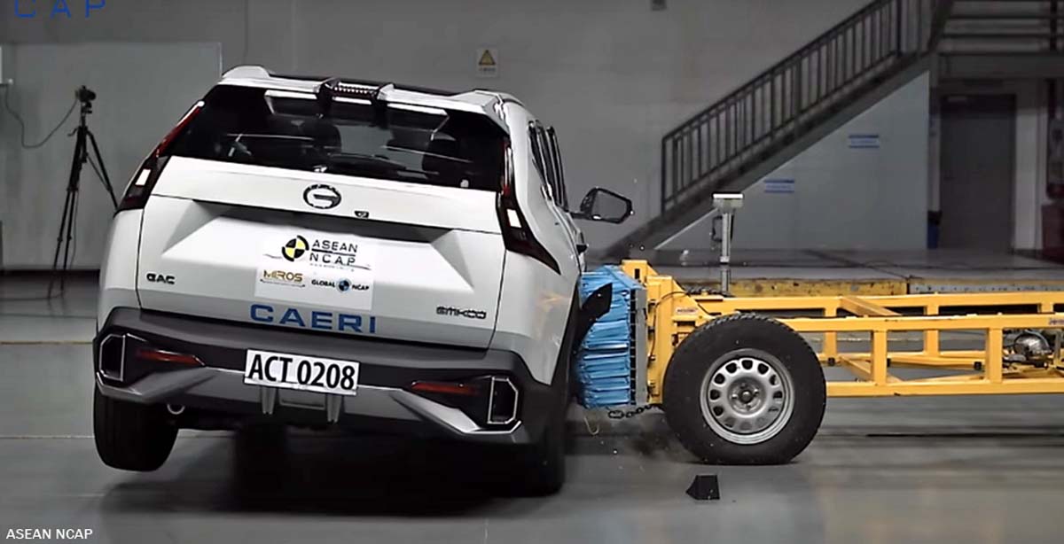 2025 GAC EMKOO 在 ASEAN NCAP 测试中获得5星成绩！